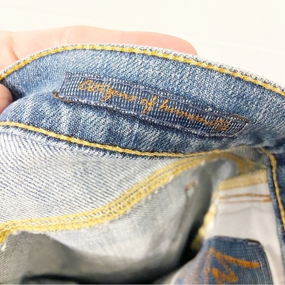 Citizens of Humanity | Distressed boho stretch #111 Low Waist Bootcut Jeans 25 - Picture 3 of 16